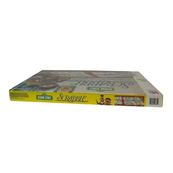 Sesame Street Kids Scrabble Game by Milton Bradley 1992 Vintage Game New Sealed - Picture 4 of 12